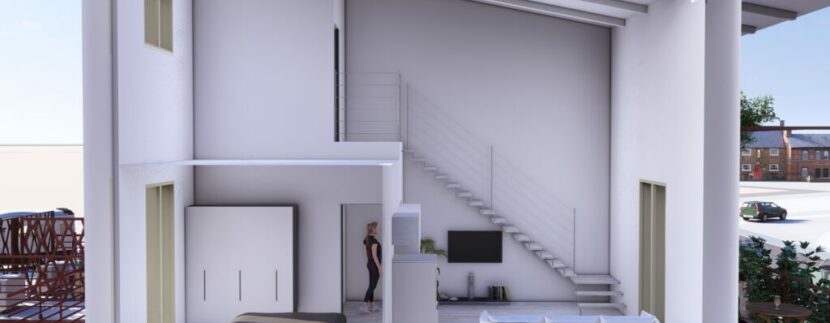 monolocale primo piano sezione INTERNO-LOTTO-A.3-1024x1024