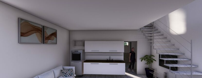 monolocale primo piano vista cucina INTERNO-1-LOTTO-A.1-1024x576