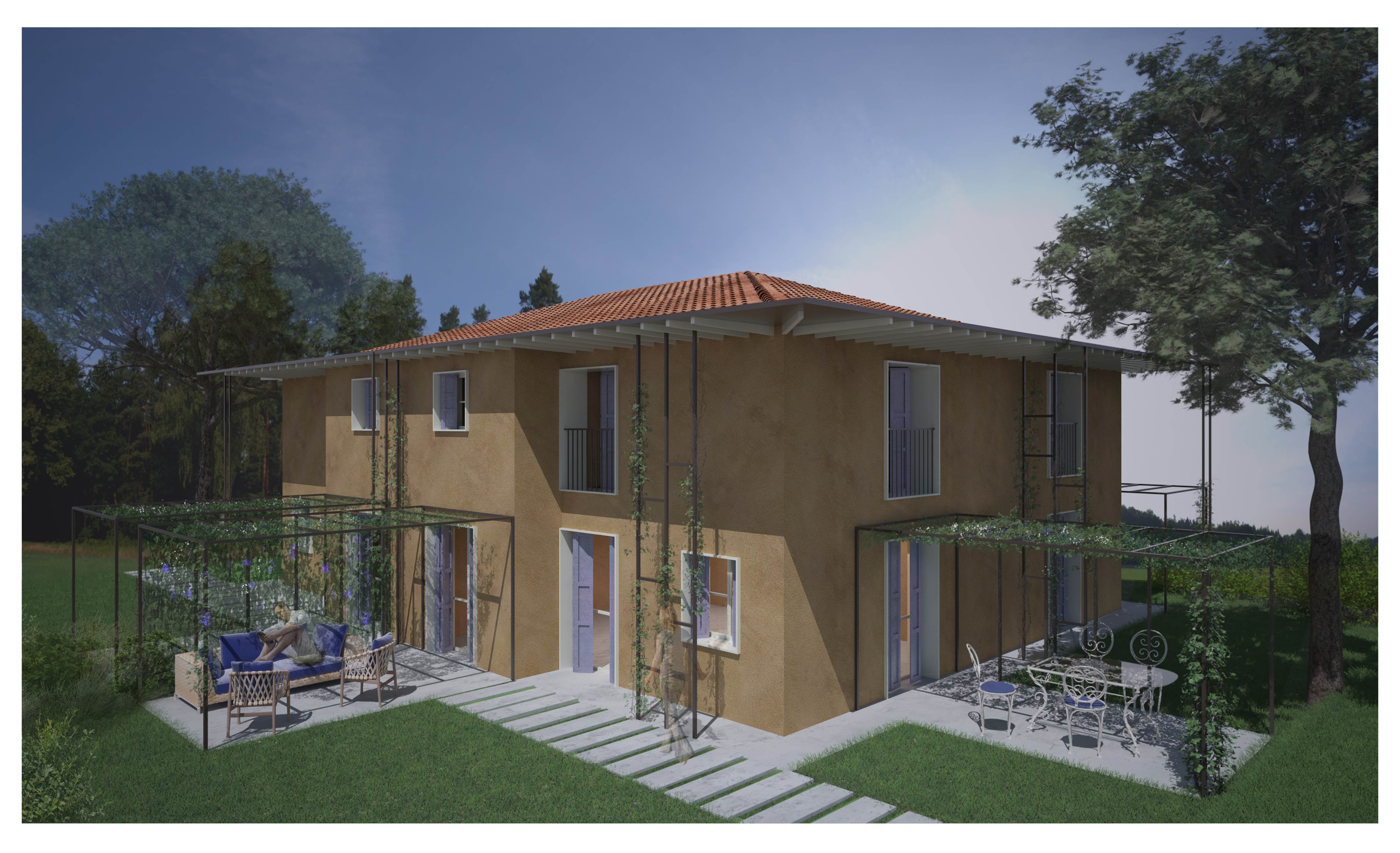 Villa Giardino Posto Auto 2 o 3 Camere da Letto