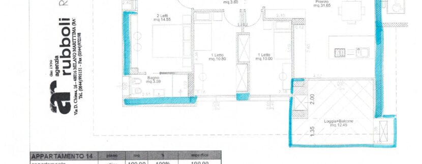 ATTICO CON TRE CAMERE A 600 METRI DAL MARE
