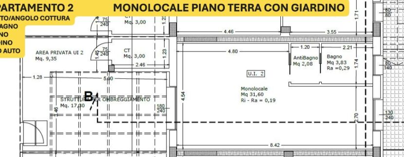 Ampio Monolocale Piano Terra Ampio Giardino al mare