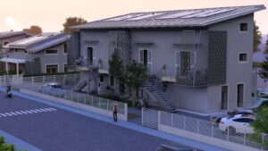 loft open space con Giardino al mare