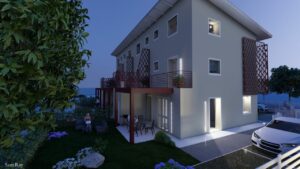 Ampio Monolocale Primo Piano con giardino al mare
