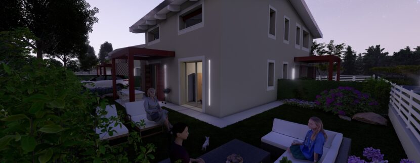 punta marina - ravenna – CASA trifamiliare al mare con giardino
