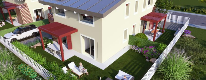 PUNTA MARINA – RAVENNA – CASA TRIFAMILIARE AL MARE CON GIARDINO