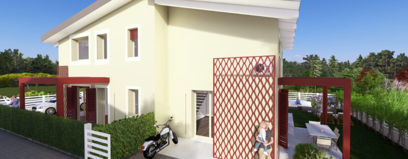 punta marina - ravenna – CASA trifamiliare al mare con giardino