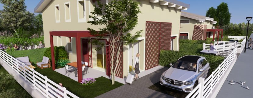 punta marina - ravenna – CASA trifamiliare al mare con giardino