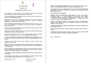 PROTEZIONE CIVILE COMUNICATO STAMPA