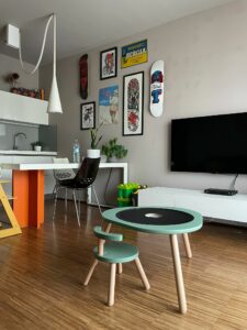 trilocale con giardino classe A