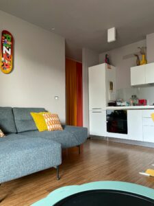 trilocale con giardino classe A