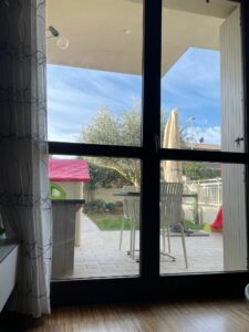 trilocale con giardino classe A